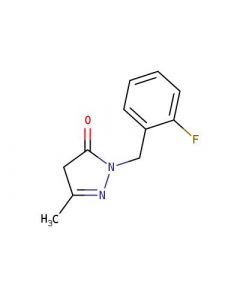 Astatech 1-(2-FLUOROBENZYL)-3-METHYL-1H-PYRAZOL-5(4H)-ONE; 0.25G; Purity 95%; MDL-MFCD30531001